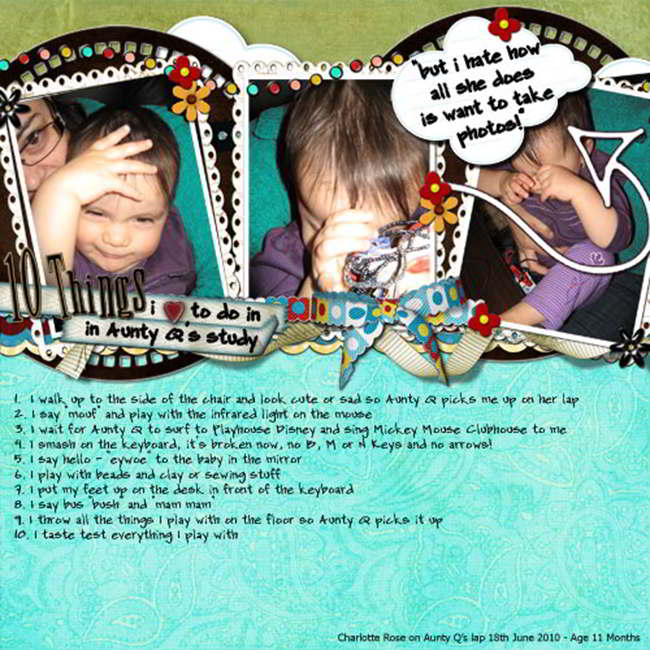 Scrapbook Journal Page Ideas